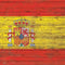 Spain Flag Dark Wood Xbox One X Console Skin